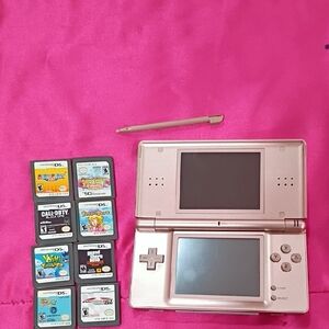 Nintendo DS Lite Metallic Pink Handheld Console
